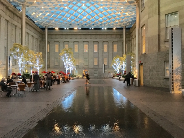 atrium of the National Portrait Gallery